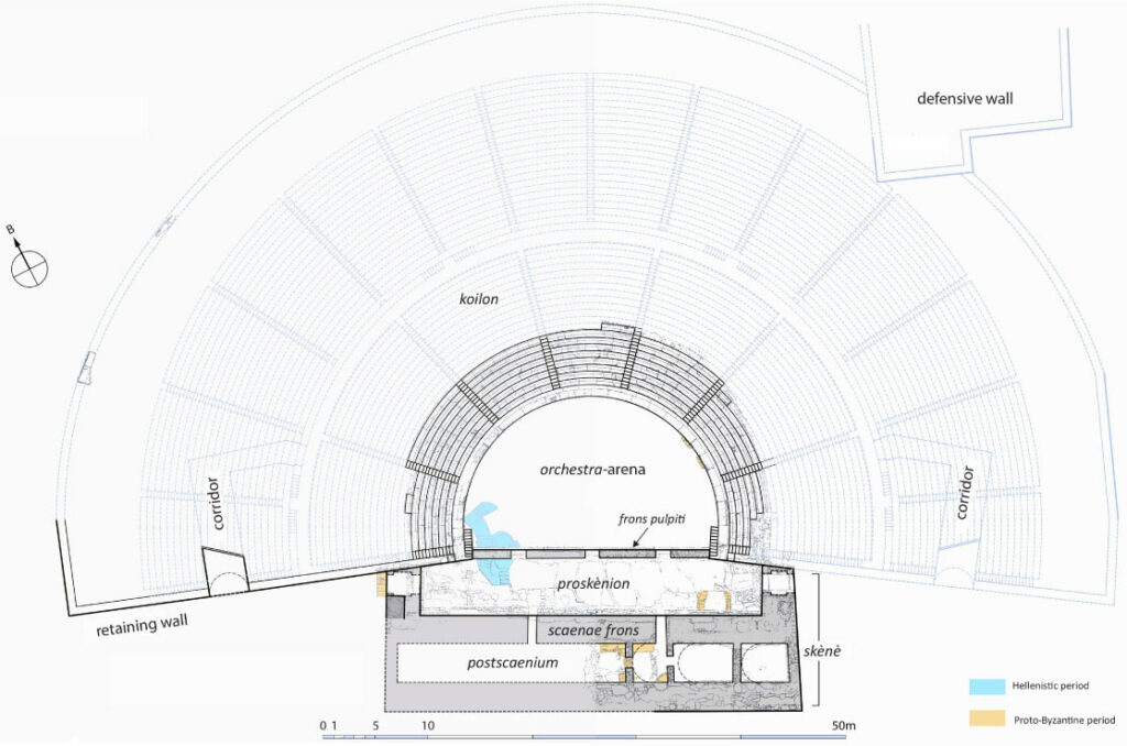 Plan of theatre